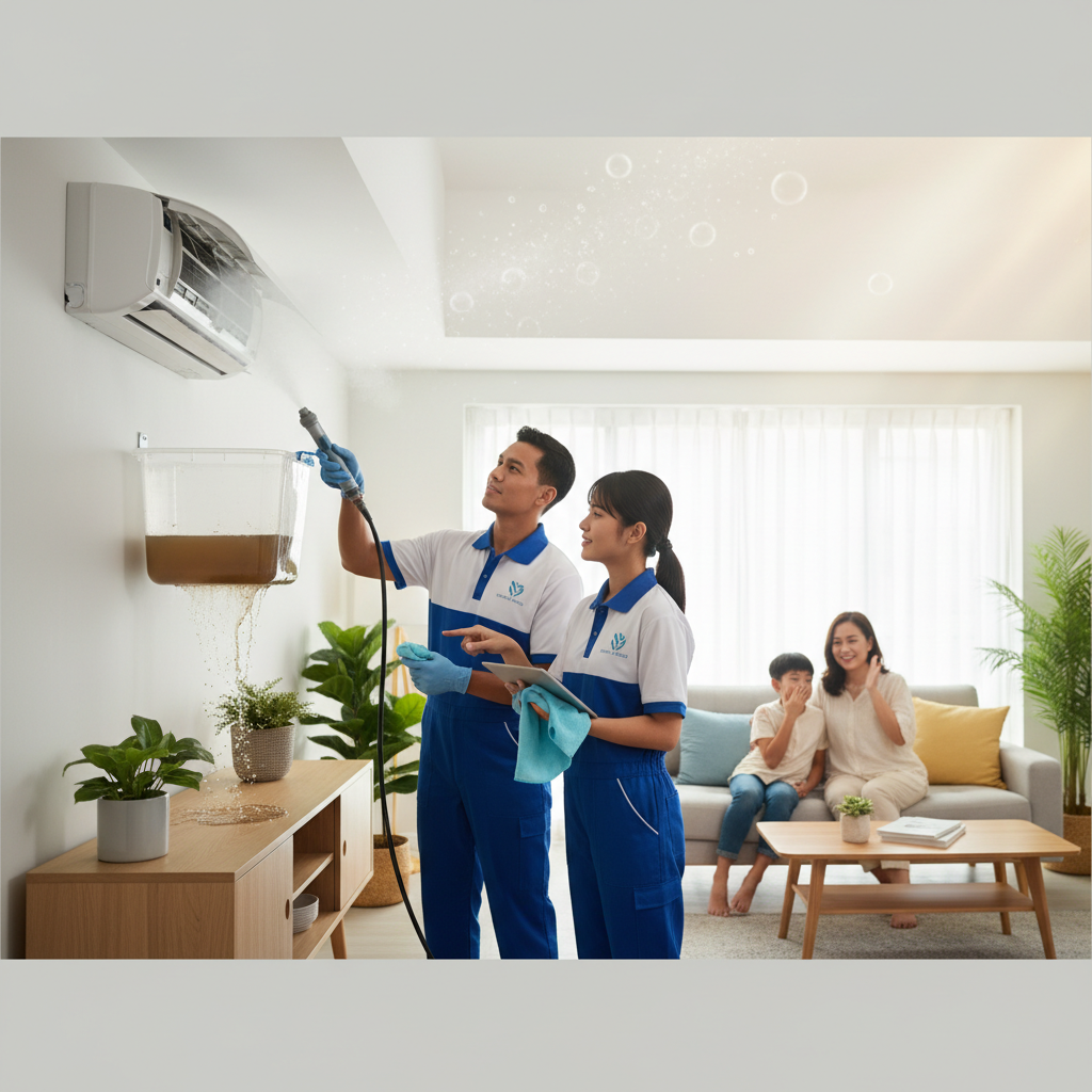 Aircon Steam Cleaning Malaysia Service for Healthier Indoor Air