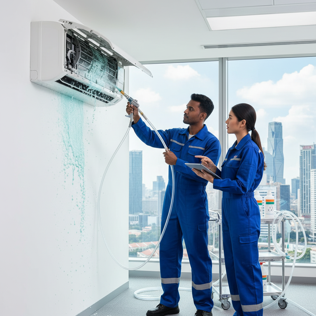 Boost Efficiency with Expert Chemical Overhaul Aircon in Malaysia